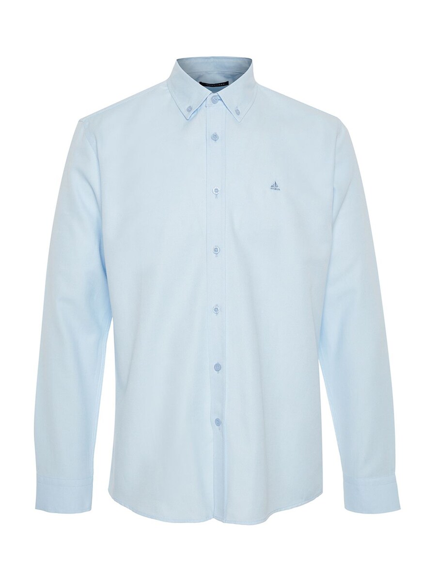 Рубашка на пуговицах классического кроя Trendyol, светло-синий
Рубашка на пуговицах классического кроя Trendyol, светло-синий