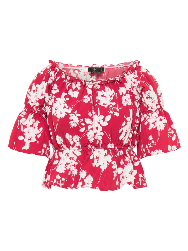 Женская блузка Кармен красного и белого цвета faina
Женская блузка Кармен красного и белого цвета faina