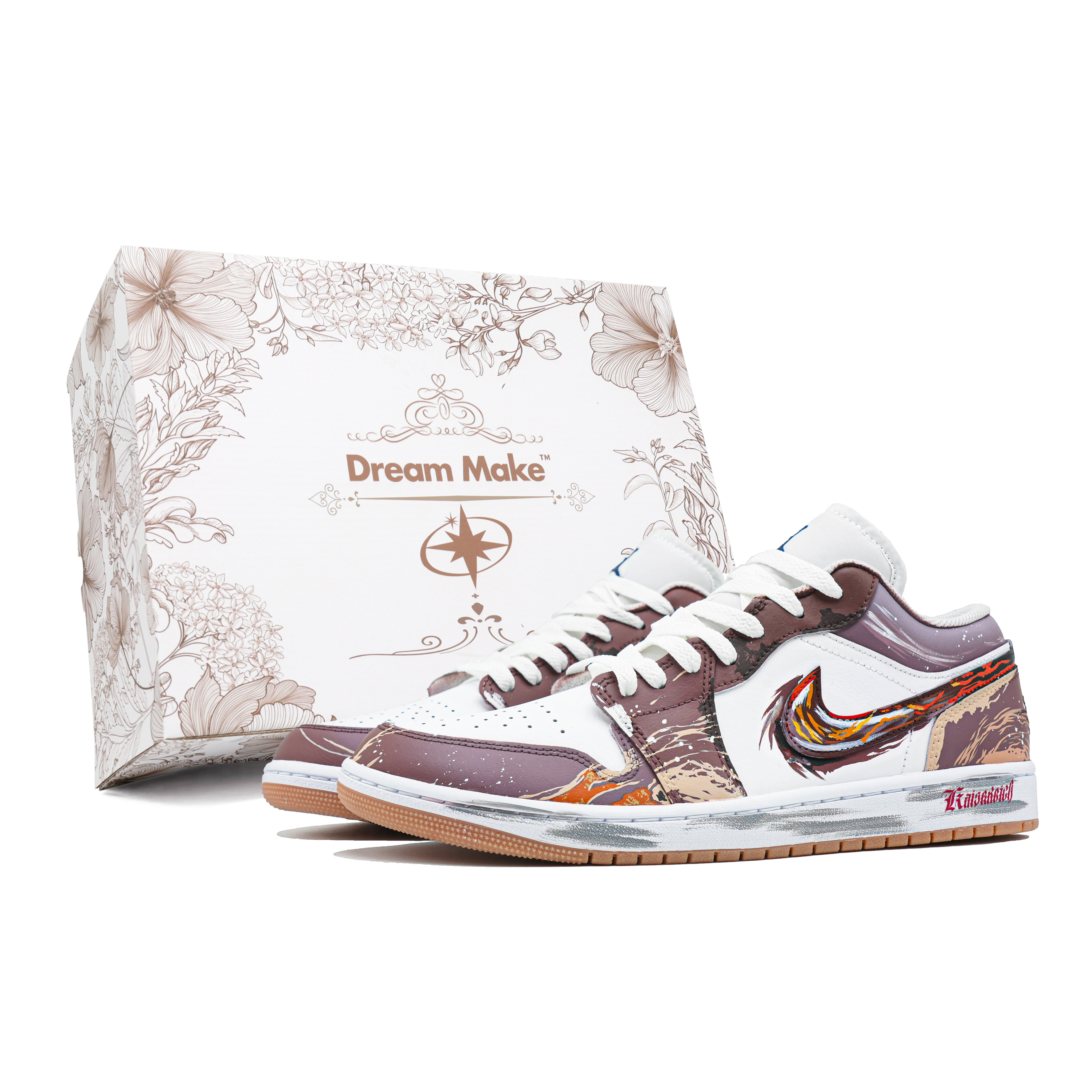 Jordan Баскетбольные кроссовки Air 1 Heart Of Zhu Rong, износостойкие, низкие, винтажные, коричневые
Jordan Баскетбольные кроссовки Air 1 Heart Of Zhu Rong, износостойкие, низкие, винтажные, коричневые