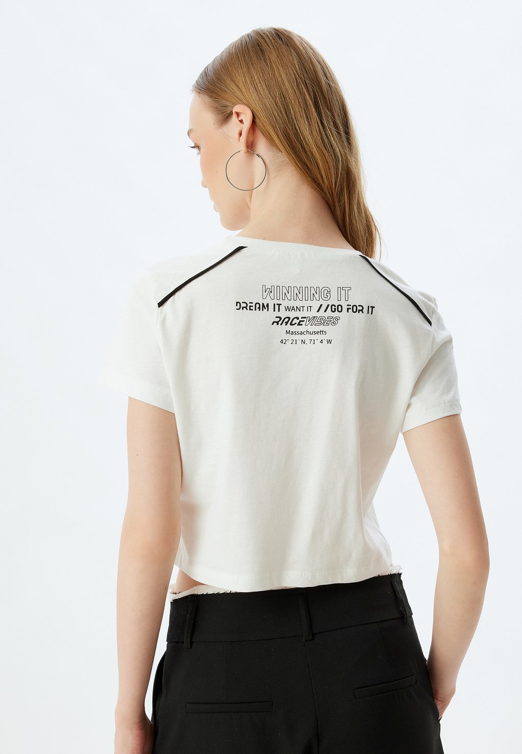 Футболка с принтом CROP Koton, белый
Футболка с принтом CROP Koton, белый