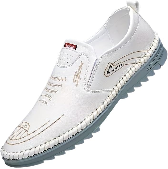 Мужские лоферы Clolinde, износостойкие, противоскользящие, удобные повседневные туфли, слипоны для ходьбы, белый
Мужские лоферы Clolinde, износостойкие, противоскользящие, удобные повседневные туфли, слипоны для ходьбы, белый