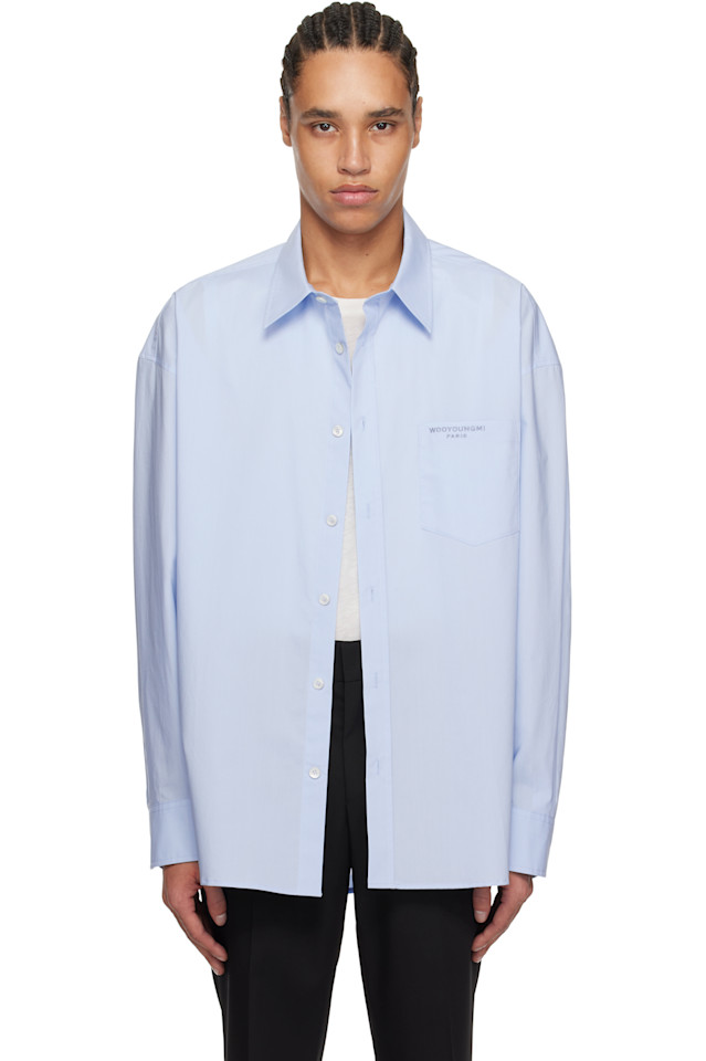 Новая удобная хлопковая рубашка Wooyoungmi, синий
Новая удобная хлопковая рубашка Wooyoungmi, синий