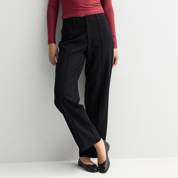 Брюки прямого кроя средней посадки для юниоров So, черный
Брюки прямого кроя средней посадки для юниоров So, черный