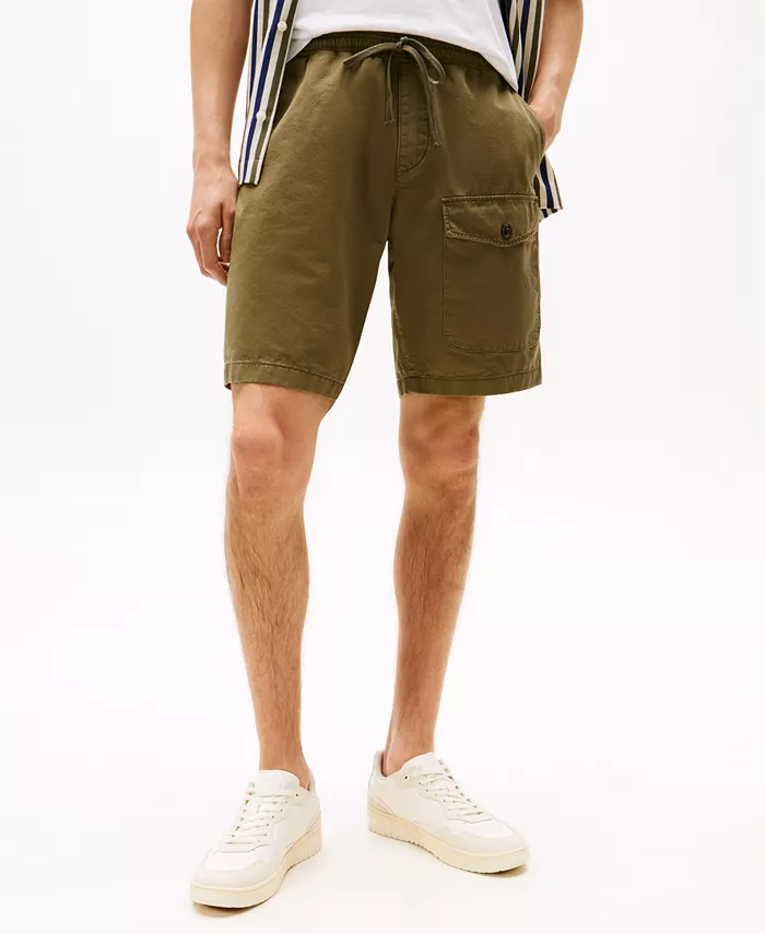 Мужские свободные карго-шорты из твила длиной 9,5 дюйма Tommy Hilfiger, зеленый
Мужские свободные карго-шорты из твила длиной 9,5 дюйма Tommy Hilfiger, зеленый