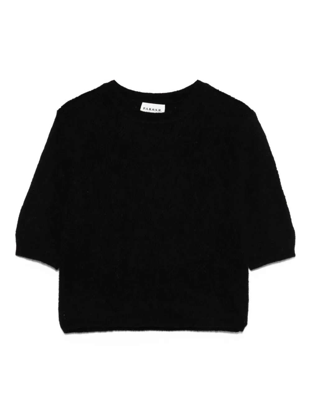 Свитер с круглым вырезом P.A.R.O.S.H., черный
Свитер с круглым вырезом P.A.R.O.S.H., черный