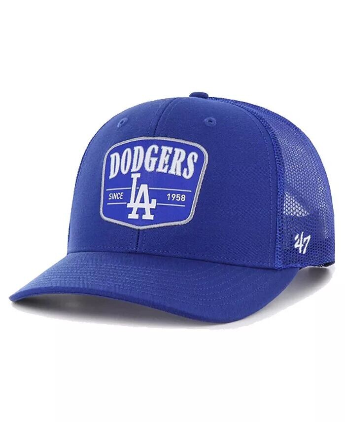Мужская регулируемая кепка Royal Los Angeles Dodgers Squad Trucker '47 Brand, синий 
Мужская регулируемая кепка Royal Los Angeles Dodgers Squad Trucker '47 Brand, синий