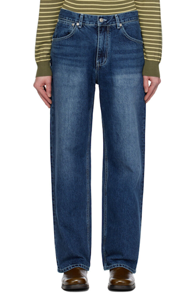 Синие свободные джинсы Essential AFTER PRAY 
Синие свободные джинсы Essential AFTER PRAY