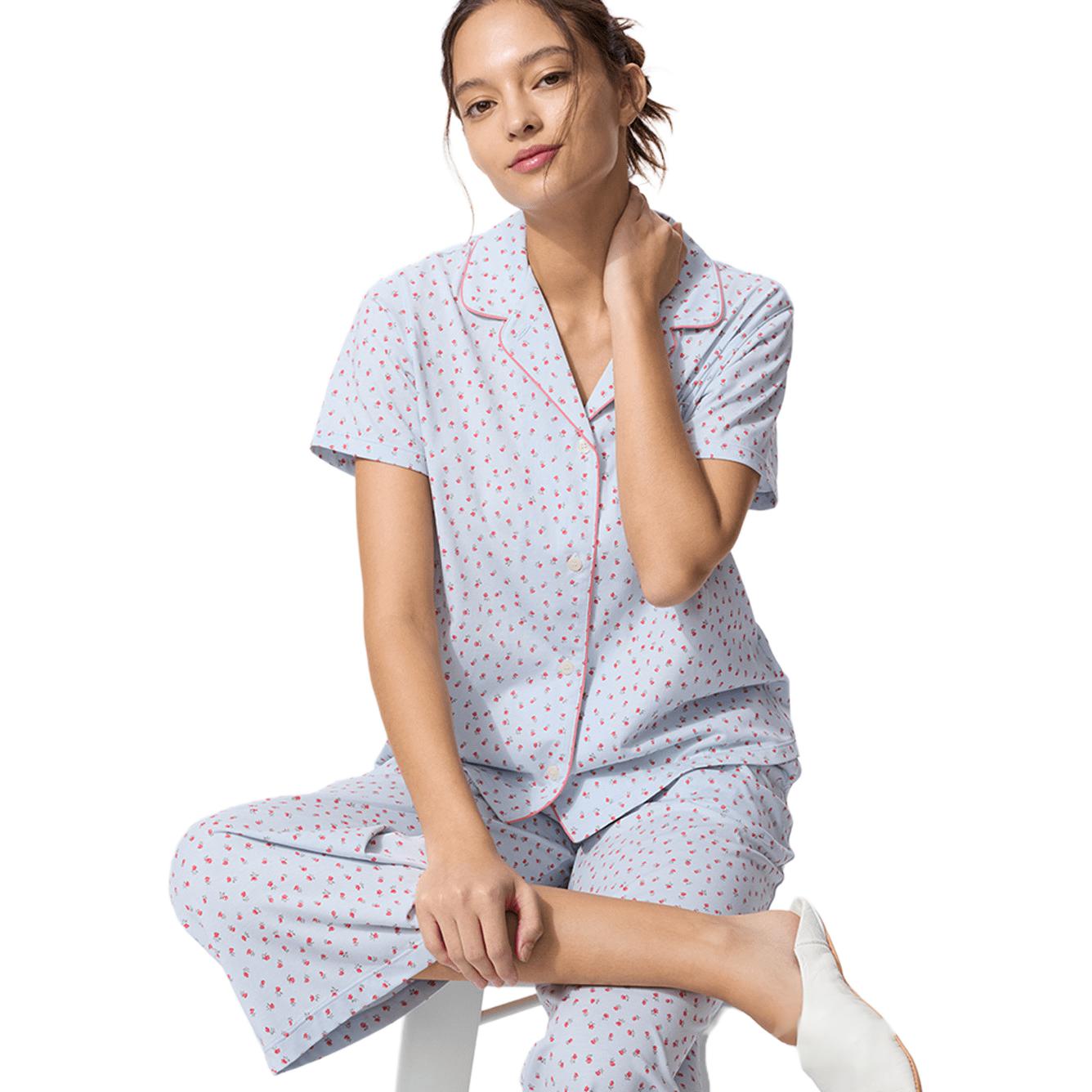 Женский комплект пижамы UNIQLO, светло-синий
Женский комплект пижамы UNIQLO, светло-синий