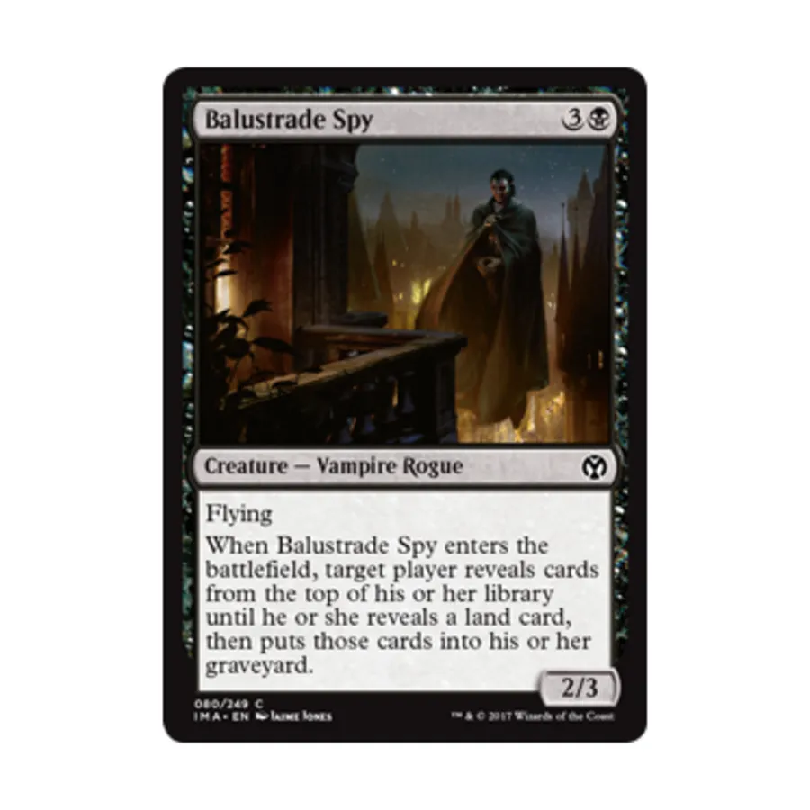 CCG Шпион на балюстраде (клавиша C), MTG - Iconic Masters
CCG Шпион на балюстраде (клавиша C), MTG - Iconic Masters