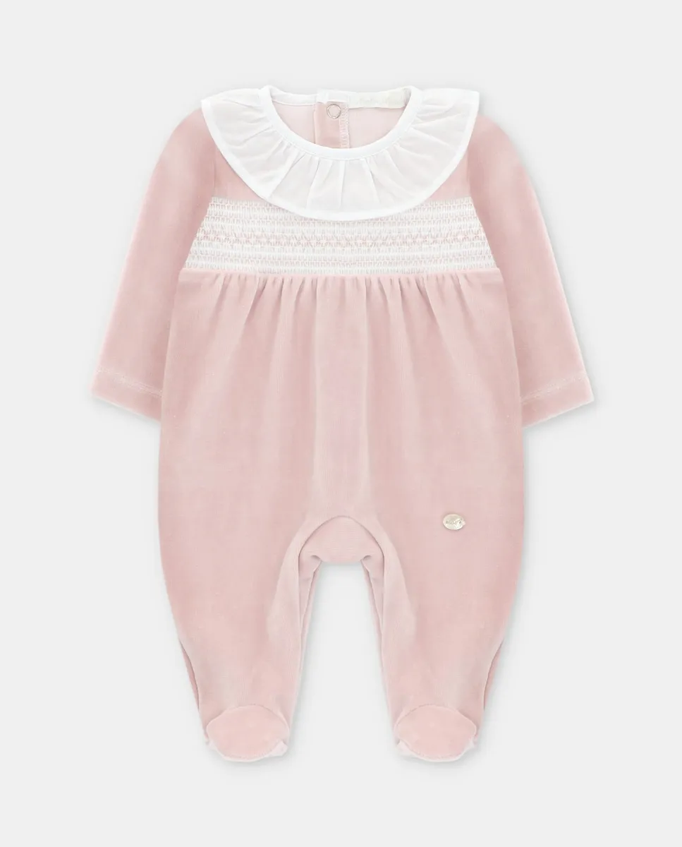 Бархатная пижама для малыша пудрово-розового цвета Martín Aranda
Бархатная пижама для малыша пудрово-розового цвета Martín Aranda