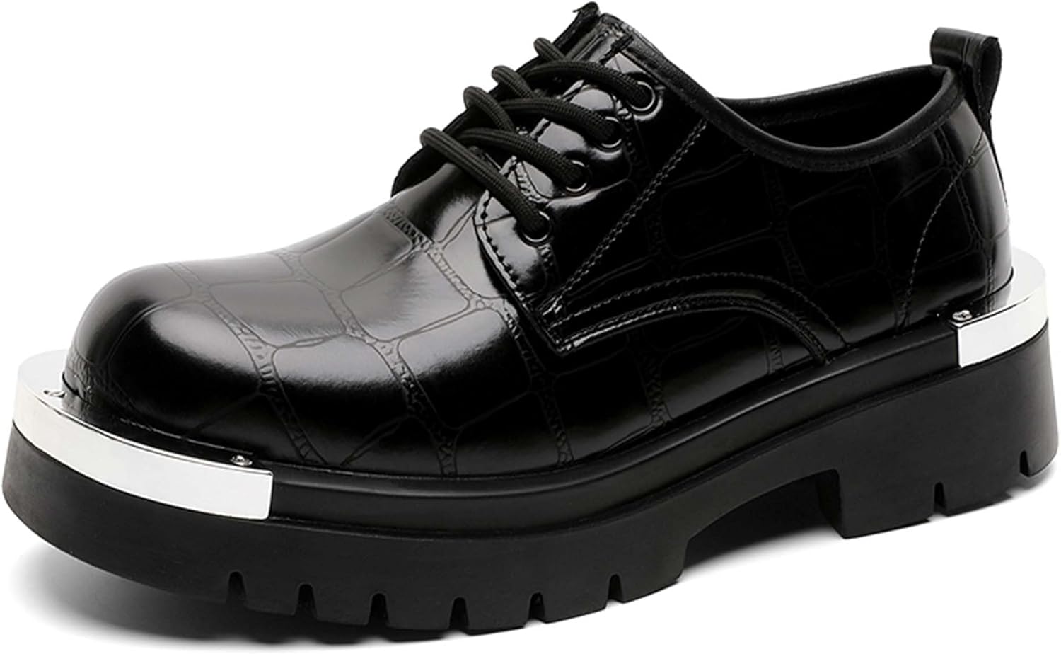 Мужские кожаные оксфорды с толстой подошвой, шнуровкой и деловым формальным стилем, противоскользящие, с приподнятой платформой, для свадьбы, выпускного, офиса, конференций, униформы, дерби Generic, черный
Мужские кожаные оксфорды с толстой подошвой, шнуровкой и деловым формальным стилем, противоскользящие, с приподнятой платформой, для свадьбы, выпускного, офиса, конференций, униформы, дерби Generic, черный