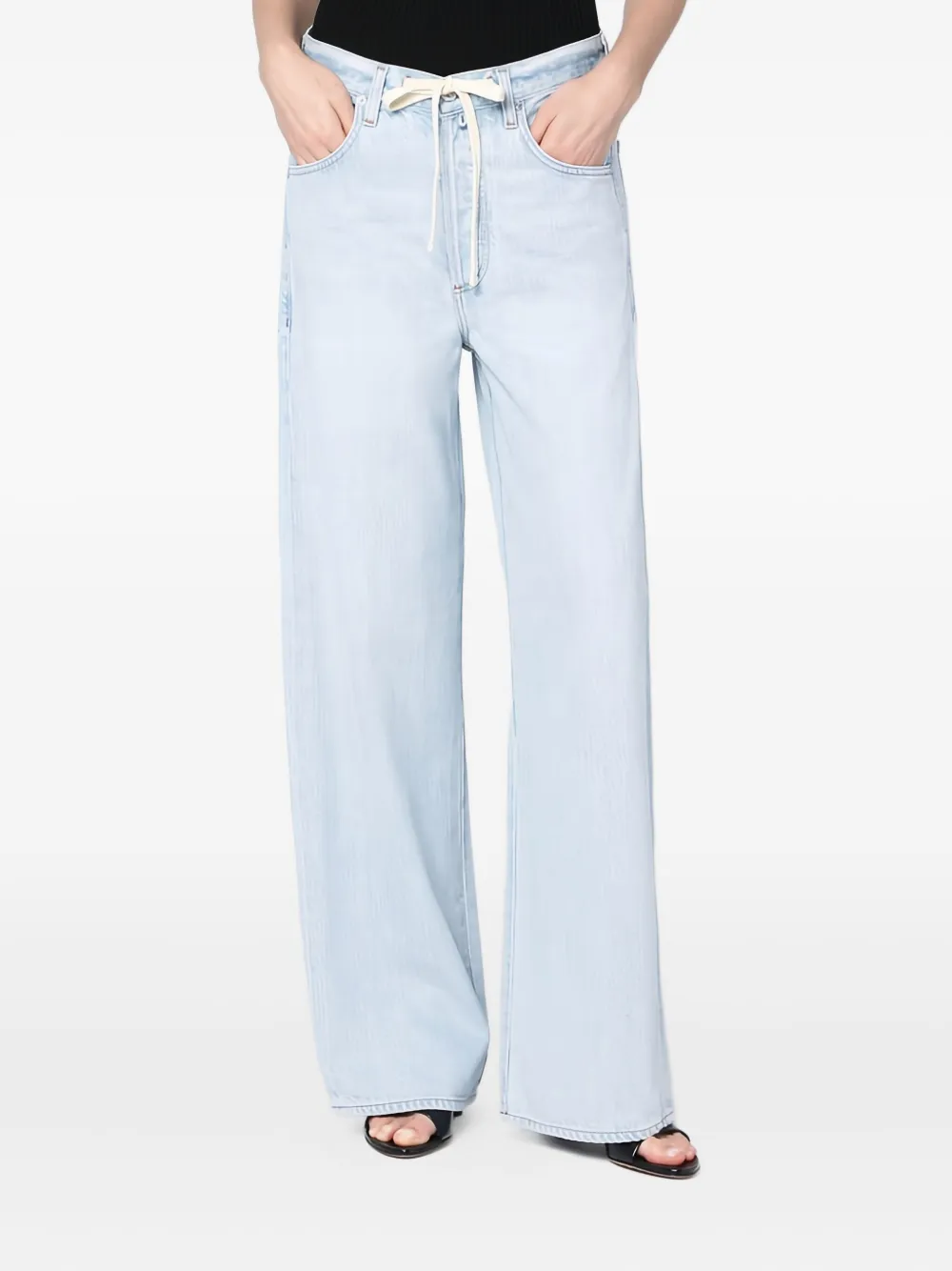 Джинсы палаццо с кулиской Citizens of Humanity, синий
Джинсы палаццо с кулиской Citizens of Humanity, синий