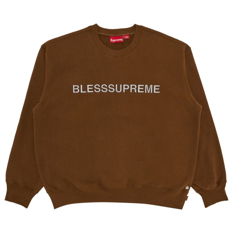 Толстовка Supreme x Bless Crewneck, коричневый
Толстовка Supreme x Bless Crewneck, коричневый