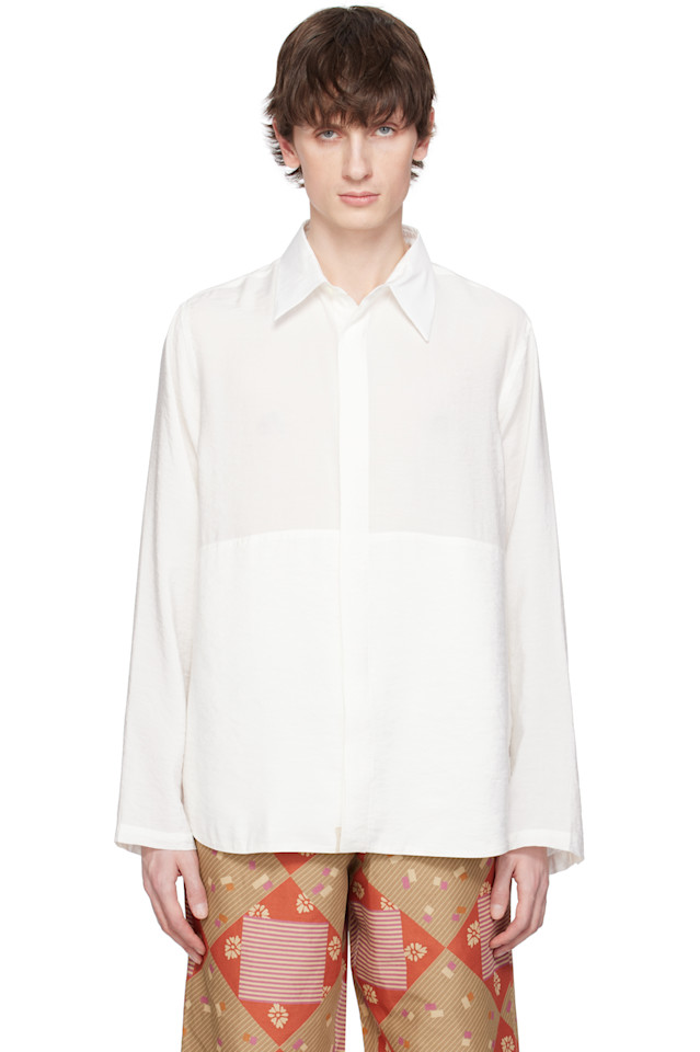 Классическая рубашка из модального поли-муслина Maker Ranra, цвет tofu
Классическая рубашка из модального поли-муслина Maker Ranra, цвет tofu