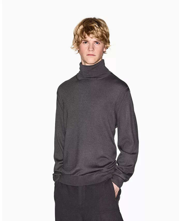 Мужской уютный свитер-водолазка из шерсти Lab A|X Armani Exchange, серый
Мужской уютный свитер-водолазка из шерсти Lab A|X Armani Exchange, серый