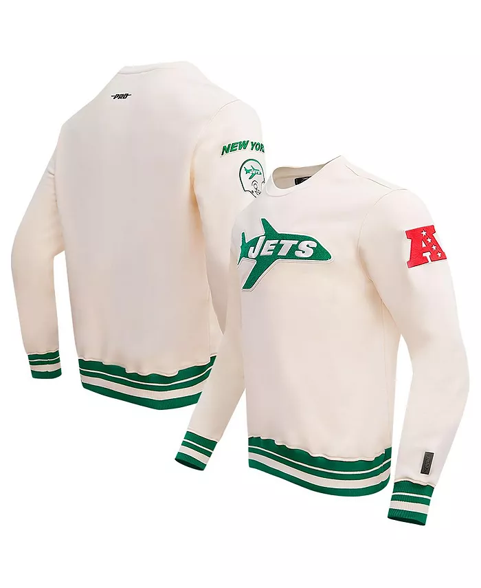 Мужская кремовая флисовая толстовка New York Jets Retro Classics Pro Standard
Мужская кремовая флисовая толстовка New York Jets Retro Classics Pro Standard