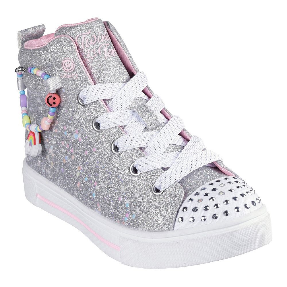 Кроссовки для девочек Skechers Twinkle Toes Twinkle Sparks Charm Bestie, цвет Silver
Кроссовки для девочек Skechers Twinkle Toes Twinkle Sparks Charm Bestie, цвет Silver