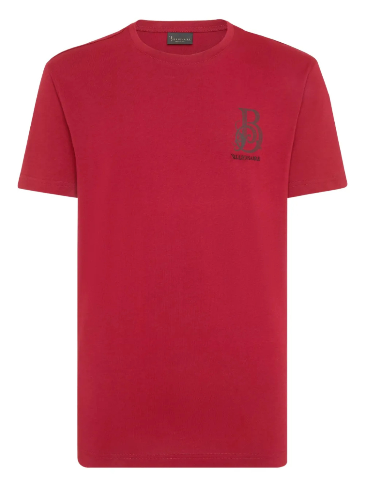 Футболка из хлопка с вышитым логотипом Billionaire, красный
Футболка из хлопка с вышитым логотипом Billionaire, красный