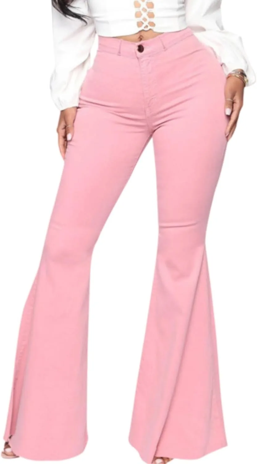 Брюки Bell Bottom для женщин, Stretchy Skinny Bootcut Denim Pants High Waisted
Брюки Bell Bottom для женщин, Stretchy Skinny Bootcut Denim Pants High Waisted