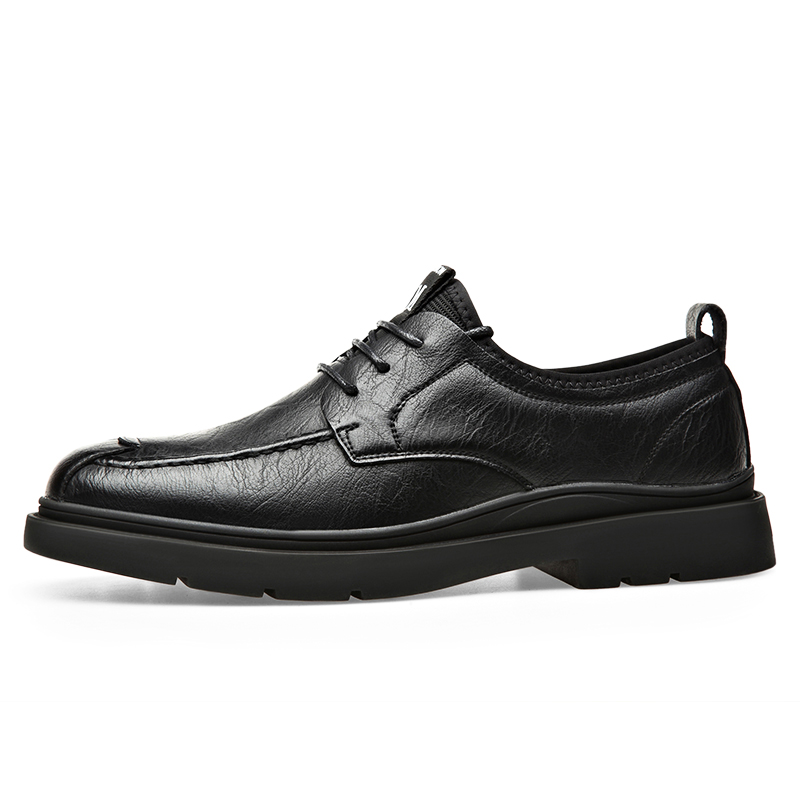 Bindu Повседневные кожаные туфли мужские низкие, черные
Bindu Повседневные кожаные туфли мужские низкие, черные