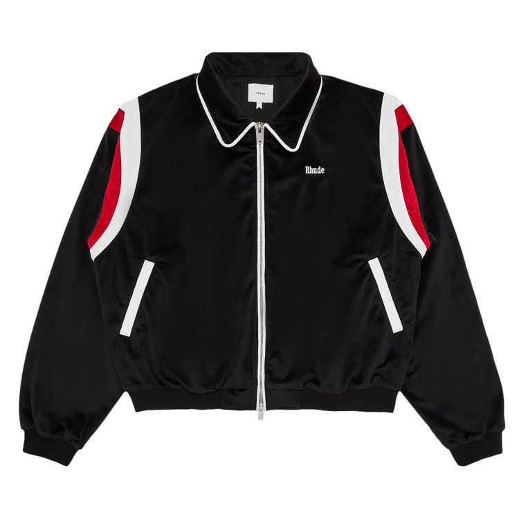 Куртка Rhude Mancino Velour Track Jacket 'Black'
Куртка Rhude Mancino Velour Track Jacket 'Black'