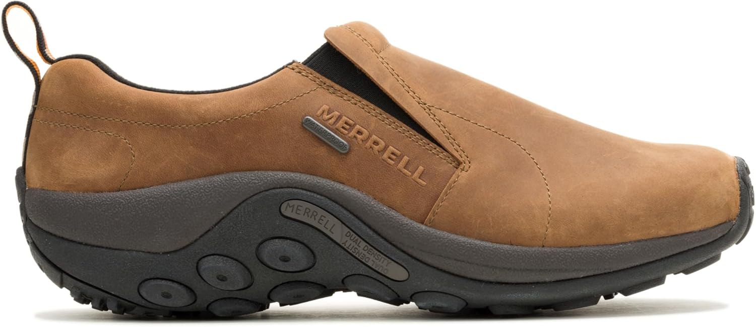 Мужские ботинки Merrell Jungle Moc из нубука, водонепроницаемые, коричневый
Мужские ботинки Merrell Jungle Moc из нубука, водонепроницаемые, коричневый