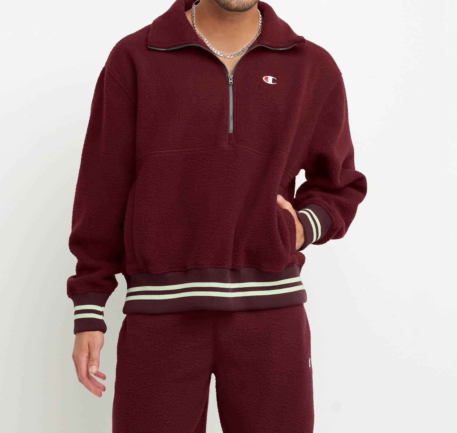 Утепленная флисовая куртка с высоким ворсом в бордовом цвете Champion, Красный, Утепленная флисовая куртка с высоким ворсом в бордовом цвете Champion
Утепленная флисовая куртка с высоким ворсом в бордовом цвете Champion, Красный, Утепленная флисовая куртка с высоким ворсом в бордовом цвете Champion