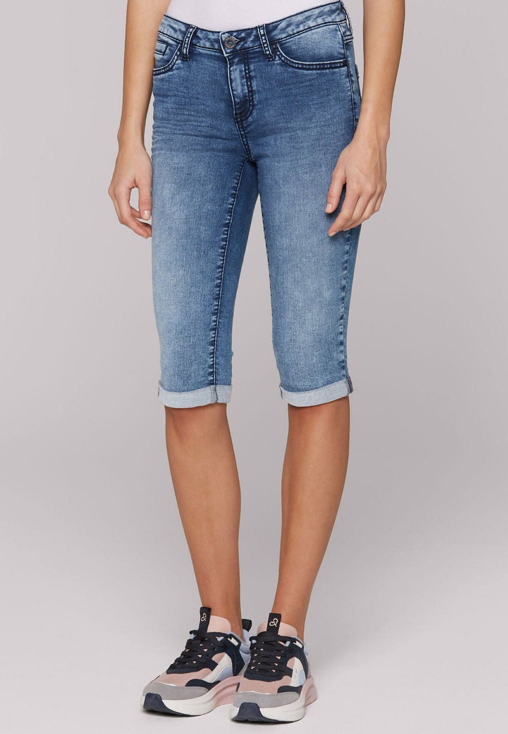 Джинсовые шорты REGULAR FIT Soccx, синий 
Джинсовые шорты REGULAR FIT Soccx, синий