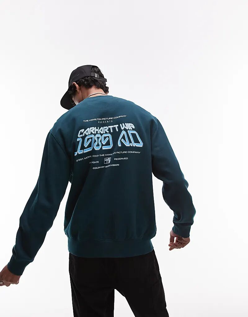 Толстовка greatflicks зеленого цвета Carhartt WIP
Толстовка greatflicks зеленого цвета Carhartt WIP