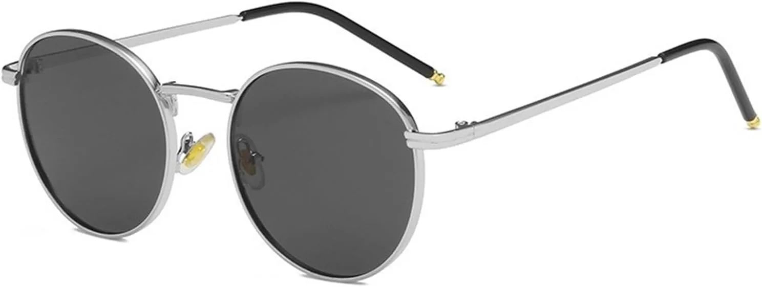 Мужские солнцезащитные очки в металлической круглой оправе для отдыха и активного отдыха, женские солнцезащитные очки для поездок на работу Generic, Silver
Мужские солнцезащитные очки в металлической круглой оправе для отдыха и активного отдыха, женские солнцезащитные очки для поездок на работу Generic, Silver