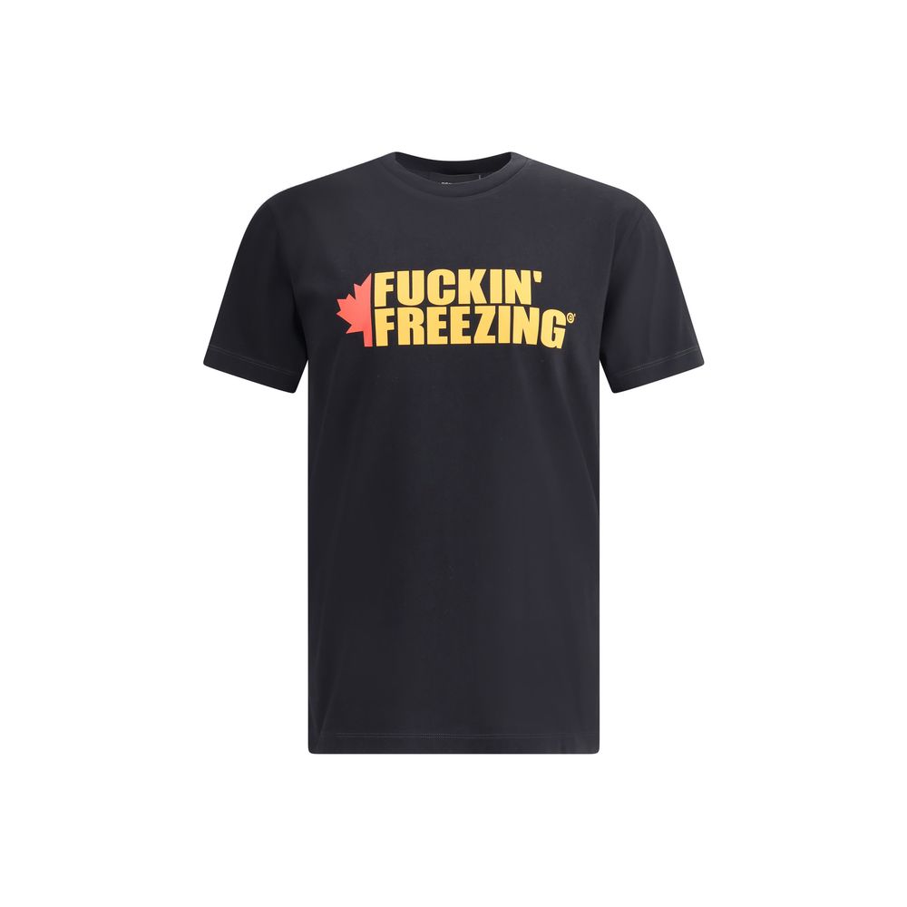 Футболка с логотипом Dsquared2, черный 
Футболка с логотипом Dsquared2, черный