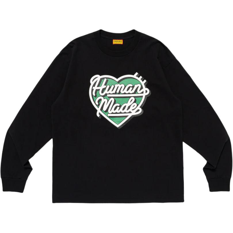 Футболка с длинным рукавом и логотипом в виде сердца HUMAN MADE, черный
Футболка с длинным рукавом и логотипом в виде сердца HUMAN MADE, черный