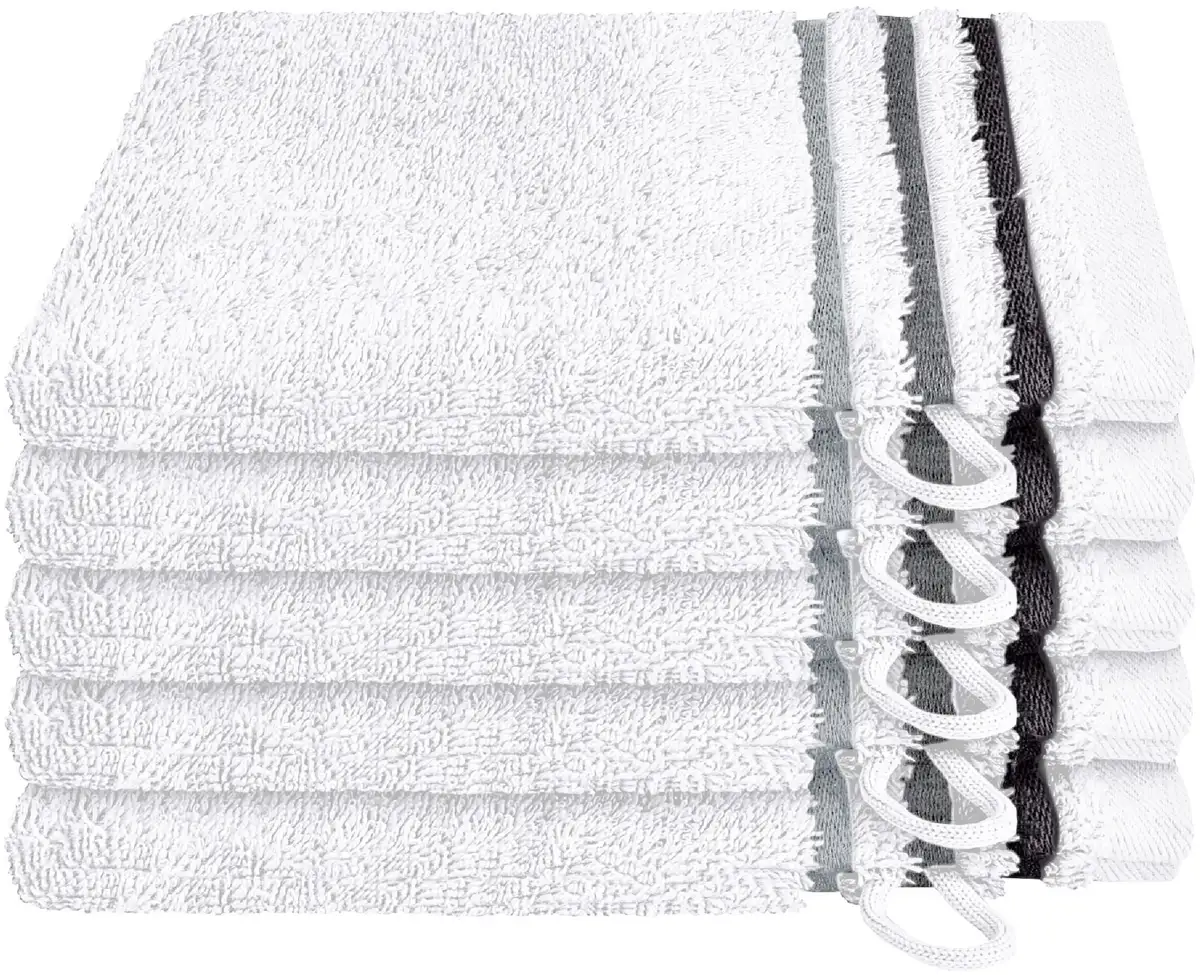 Рукавицы Schiesser "Skyline Color из 100% хлопка с элегантной полосатой каймой", (5 шт.), MADE IN GREEN by OEKO-TEX 16х22 см (5 шт.), белый
Рукавицы Schiesser "Skyline Color из 100% хлопка с элегантной полосатой каймой", (5 шт.), MADE IN GREEN by OEKO-TEX 16х22 см (5 шт.), белый