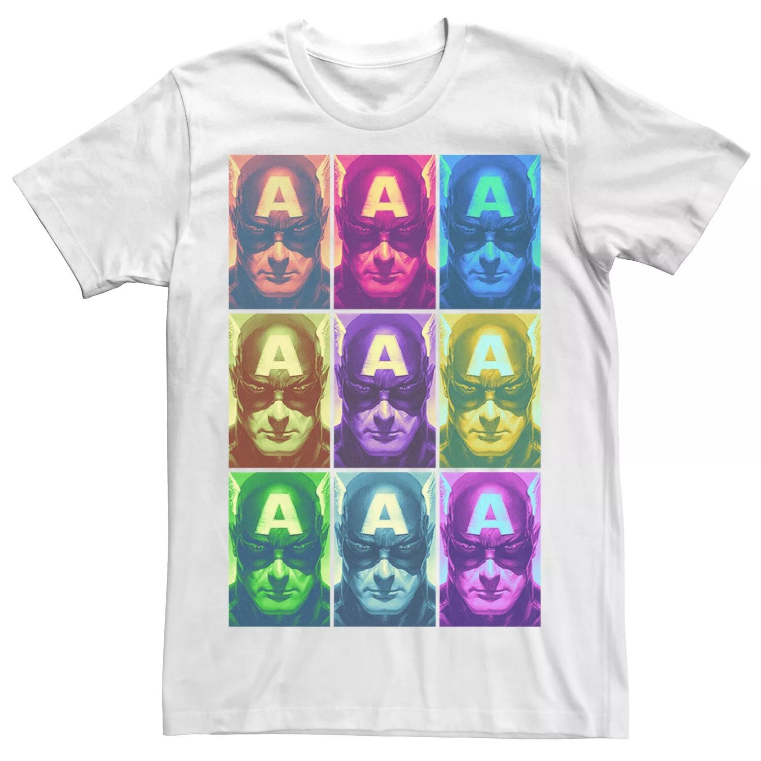 Мужская футболка с цветным поп-портретом «Капитан Америка» Marvel Licensed Character
Мужская футболка с цветным поп-портретом «Капитан Америка» Marvel Licensed Character