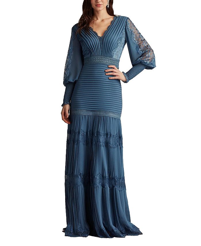 Платье Nyssa с рукавами-буфы - SLATE Tadashi Shoji, синий
Платье Nyssa с рукавами-буфы - SLATE Tadashi Shoji, синий