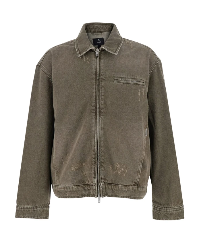 Хлопковая куртка на молнии с карманами Represent, зеленый
Хлопковая куртка на молнии с карманами Represent, зеленый