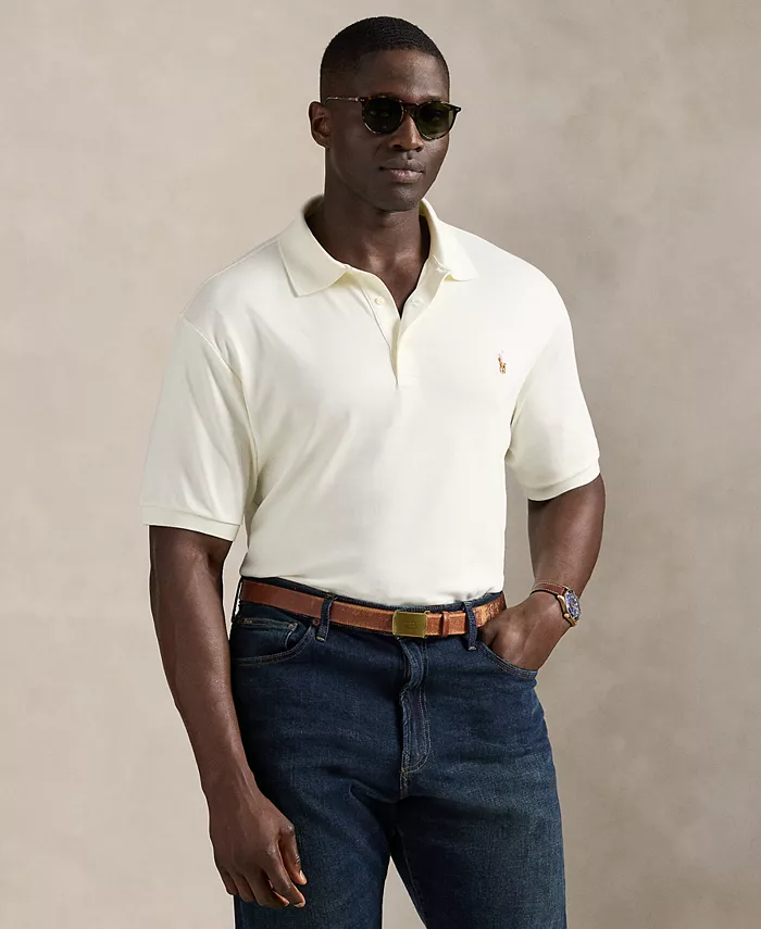 Мужская хлопковая поло Big & Tall Classic Fit Polo Ralph Lauren, белый
Мужская хлопковая поло Big & Tall Classic Fit Polo Ralph Lauren, белый