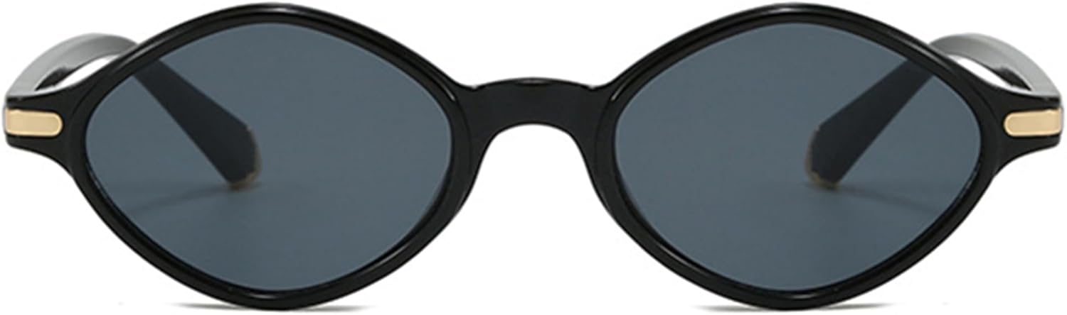 Ретро-солнцезащитные очки Y2k для женщин и мужчин, модные солнцезащитные очки неправильной формы, узкие, черные, с защитой от УФ-излучения UV400 bullabulling, Black/Gray
Ретро-солнцезащитные очки Y2k для женщин и мужчин, модные солнцезащитные очки неправильной формы, узкие, черные, с защитой от УФ-излучения UV400 bullabulling, Black/Gray