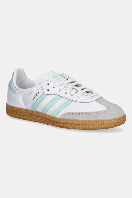Кожаные кроссовки Samba OG Adidas Originals, бирюзовый
Кожаные кроссовки Samba OG Adidas Originals, бирюзовый