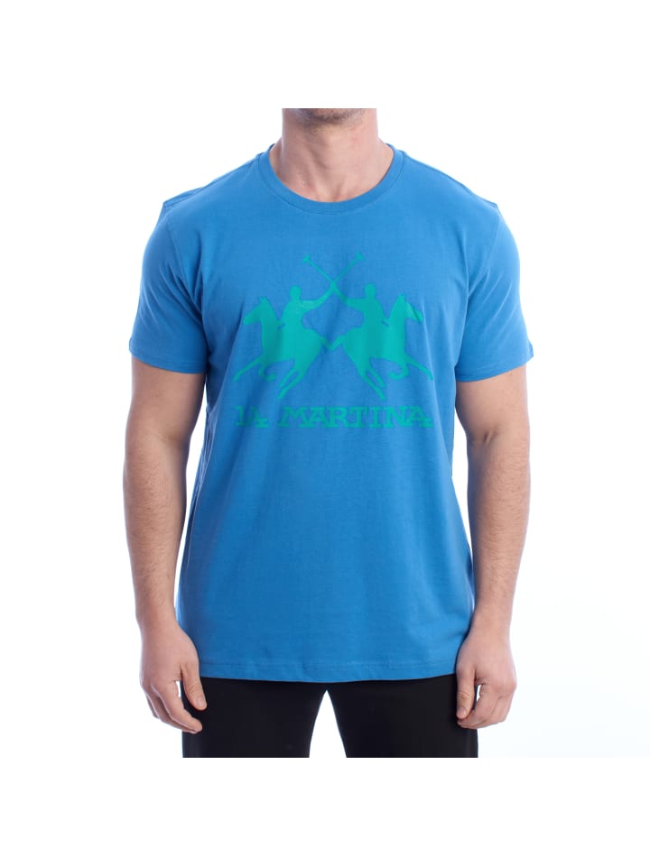 Рубашка синего цвета La Martina
Рубашка синего цвета La Martina