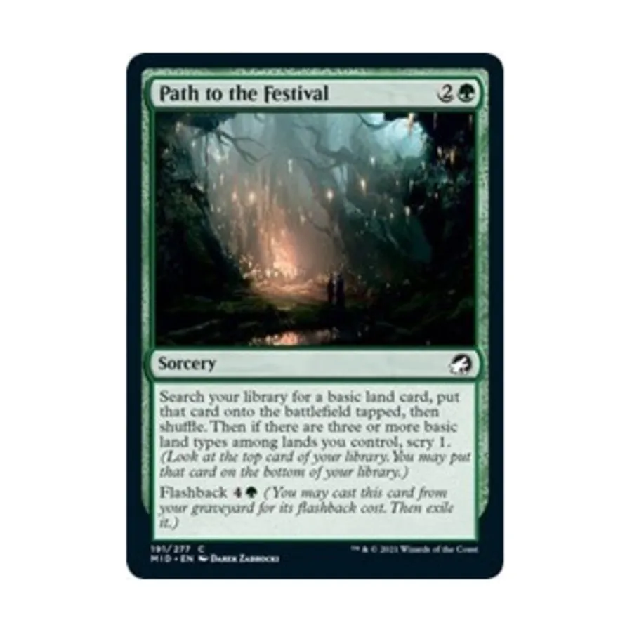 CCG Путь на фестиваль (С), MTG - Innistrad - Midnight Hunt 
CCG Путь на фестиваль (С), MTG - Innistrad - Midnight Hunt