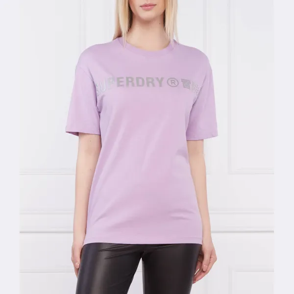 Линейная футболка свободного кроя Superdry, фиолетовый
Линейная футболка свободного кроя Superdry, фиолетовый