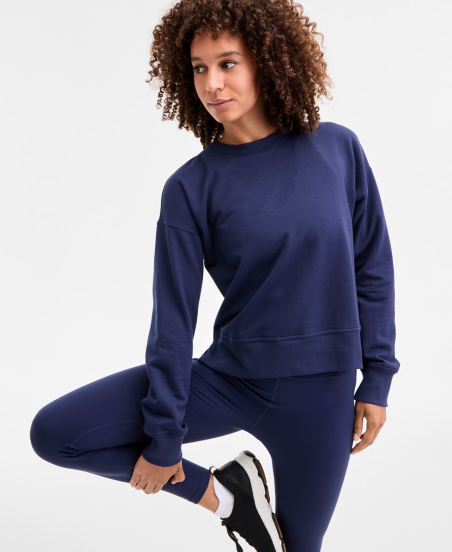 Женская толстовка с круглым вырезом и разрезами по низу, эксклюзивно для Macy's ID Ideology, Indigo Sea
Женская толстовка с круглым вырезом и разрезами по низу, эксклюзивно для Macy's ID Ideology, Indigo Sea