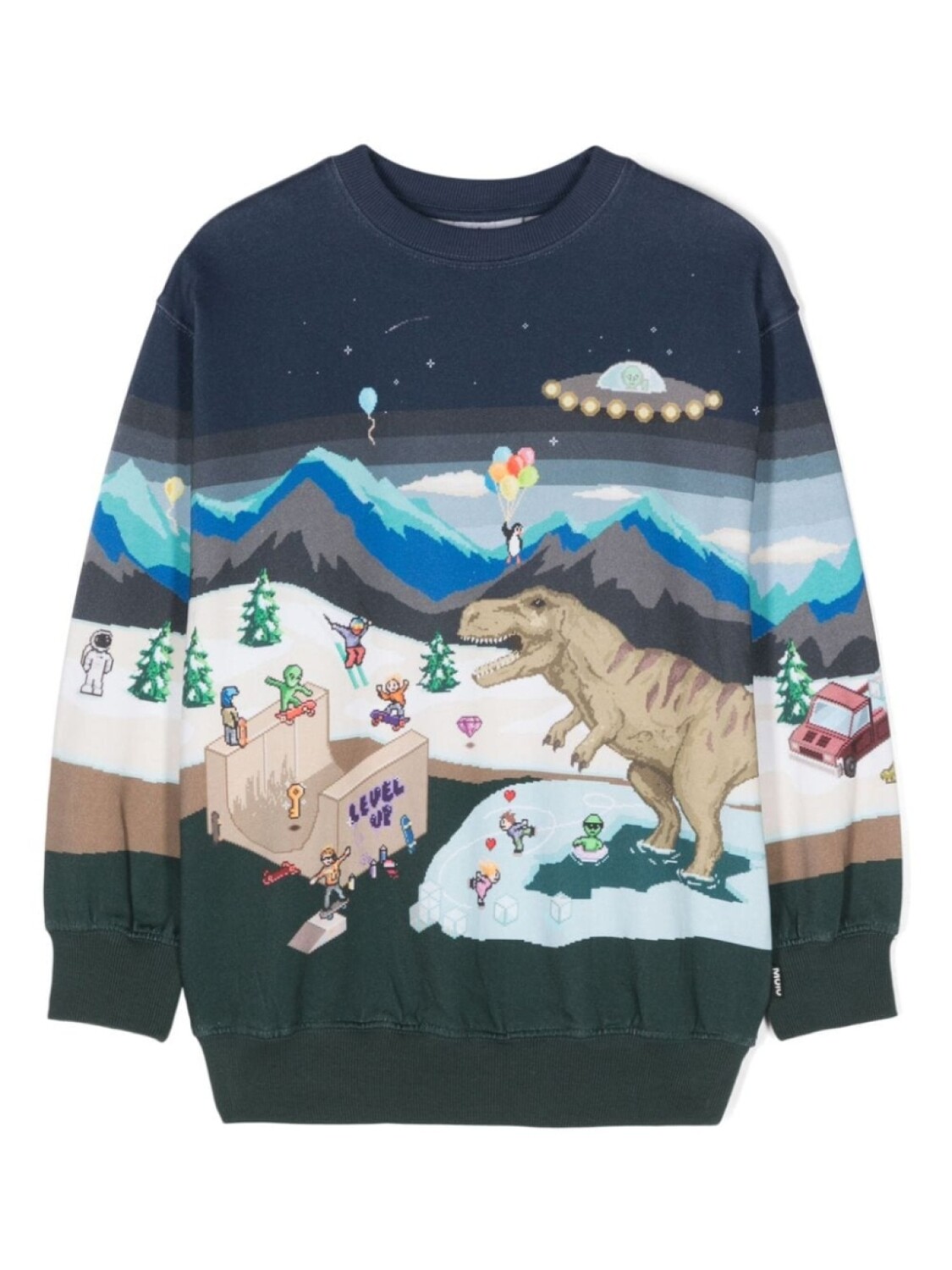 Molo толстовка Monti с графичным принтом, синий
Molo толстовка Monti с графичным принтом, синий