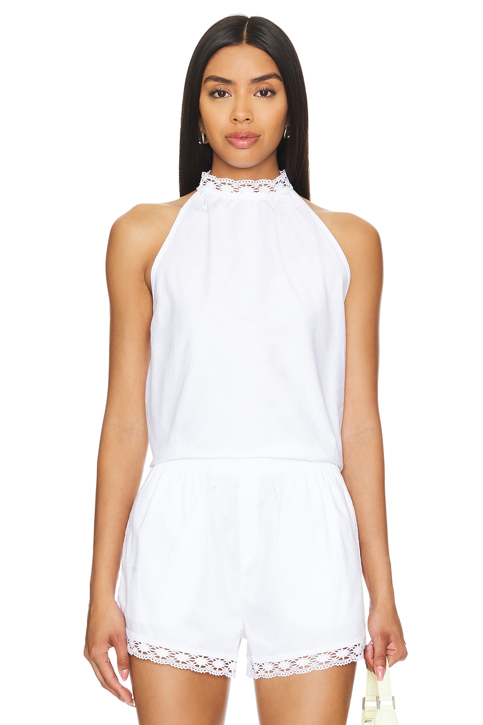 Топ с открытой спиной pizzo Musier Paris, белый
Топ с открытой спиной pizzo Musier Paris, белый