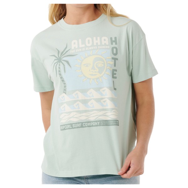 Женская футболка с принтом «Алоха Отель» Rip Curl, Light Moss
Женская футболка с принтом «Алоха Отель» Rip Curl, Light Moss