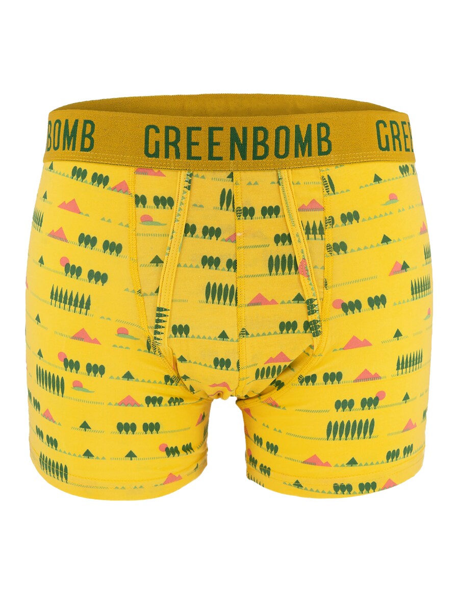 Боксерские шорты GREENBOMB Nature Triangles, желтый
Боксерские шорты GREENBOMB Nature Triangles, желтый