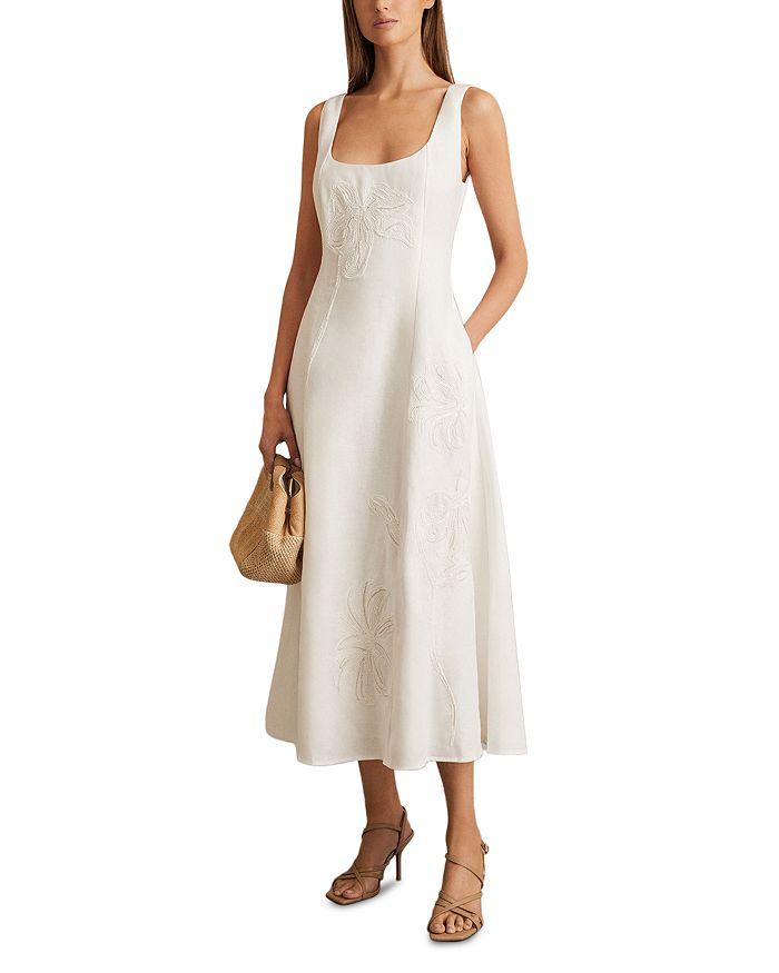 Элиз Льняное платье с цветочной вышивкой REISS, слоновая кость/кремовый
Элиз Льняное платье с цветочной вышивкой REISS, слоновая кость/кремовый