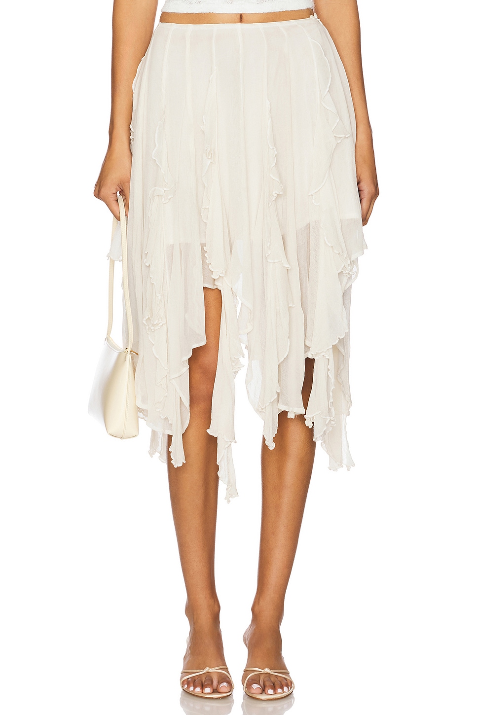 Midi-юбка Susanna Free People, white alyssum 
Midi-юбка Susanna Free People, white alyssum