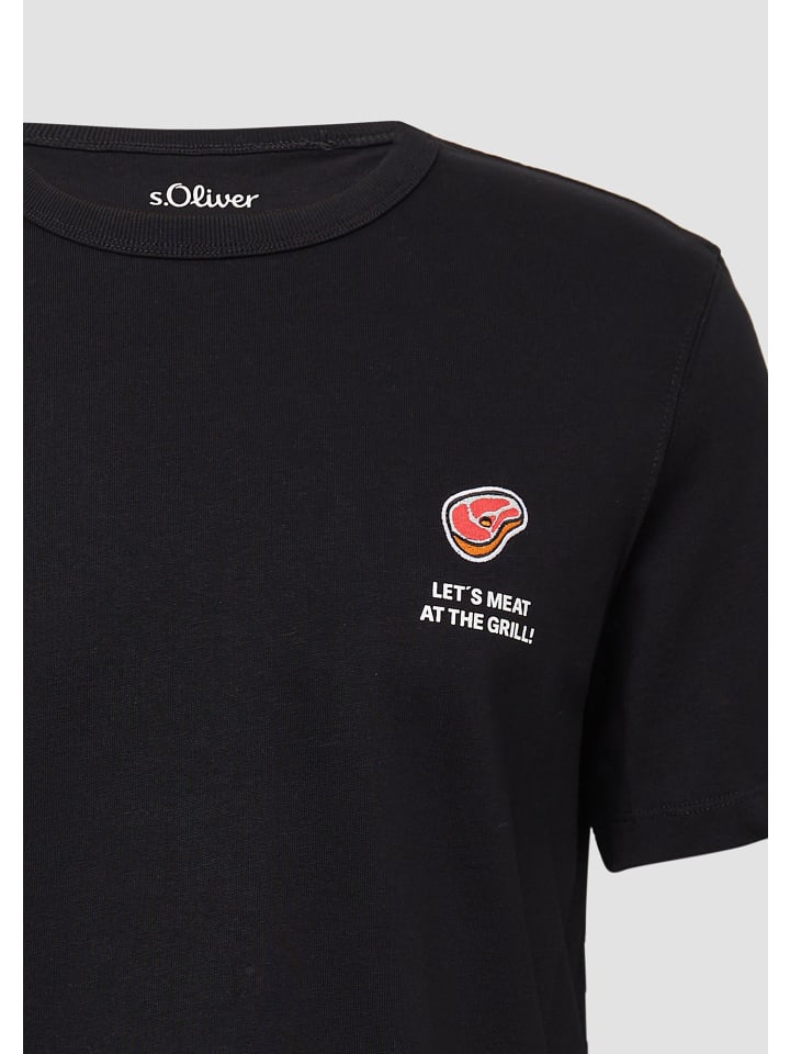 Футболка s.Oliver, черный 
Футболка s.Oliver, черный